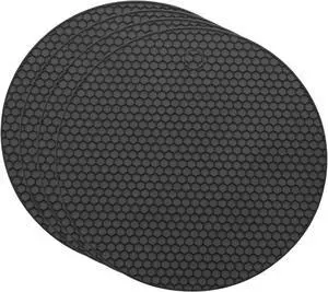 uxcell 4pcs Silicone Jar Opener Pads, 17.5cm/7" Texture Can Opener Multipurpose Round Bottle Lid Opener Non-Slip Coasters for Weak Hands Seniors Children, Black uxcell 4pcs Silicone Jar Opener Pads, 17.5cm/7" Texture Can Opener Multipurpose Round Bottle Lid Opener Non-Slip Coasters for Weak Hands Seniors Children, Black
