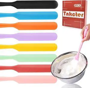8 Pack Silicone Spatula Kit with Rubber Scraper for Baking Jars | Soft Silicone Material,Long Handle Design,Kitchen Baking Tool,Waxing Accessory,Jar Blender Use 8 Pack Silicone Spatula Kit with Rubber Scraper for Baking Jars | Soft Silicone Material,Long Handle Design,Kitchen Baking Tool,Waxing Accessory,Jar Blender Use