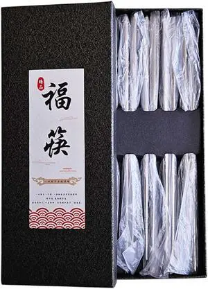 5 Pairs Stainless Steel Chopsticks, 304 Metal Reusable Chopsticks, Lightweight Hollow Design, Non-Slip Square Laser Etched, Dishwasher Safe Gift Set (Silver) 5 Pairs Stainless Steel Chopsticks, 304 Metal Reusable Chopsticks, Lightweight Hollow Design, Non-Slip Square Laser Etched, Dishwasher Safe Gift Set (Silver)