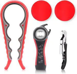 Astofli 5 Pack Jar Opener For Seniors With Arthritis, Easy Twist Lid Opener Jar Opener For Opening Jars With 2 PCS Rubber Jar Gripper, Multi Can Openers Prime For Seniors With Arthritis Astofli 5 Pack Jar Opener For Seniors With Arthritis, Easy Twist Lid Opener Jar Opener For Opening Jars With 2 PCS Rubber Jar Gripper, Multi Can Openers Prime For Seniors With Arthritis