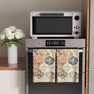 Boho Floral Kitchen Towels Decorative Set Colorful Flowers Dish Towels Set of 2 Absorbent Soft Tea Towels 18x26 Inch Decoration Hand Towels for Farmhouse Home Decor Boho Floral Kitchen Towels Decorative Set Colorful Flowers Dish Towels Set of 2 Absorbent Soft Tea Towels 18x26 Inch Decoration Hand Towels for Farmhouse Home Decor