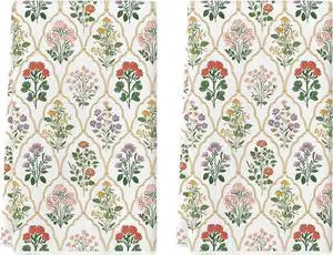 Artoid Mode Wildflower Spring Kitchen Towels Dish Towels, 18x26 Inch Farmhouse Summer Decoration Cleaning Set of 2 Artoid Mode Wildflower Spring Kitchen Towels Dish Towels, 18x26 Inch Farmhouse Summer Decoration Cleaning Set of 2