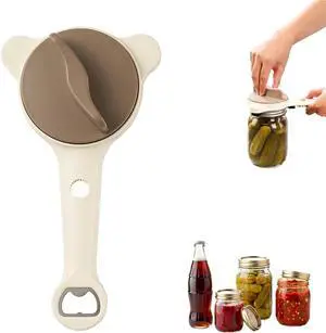4-in-1 Adjustable Jar & Bottle Opener for Seniors & Weak Hands | Upgrade Kitchen Gadget for People with Arthritis, Stainless Steel Claws, Non-Slip & Easy Grip, Manual Lid Remover 4-in-1 Adjustable Jar & Bottle Opener for Seniors & Weak Hands | Upgrade Kitchen Gadget for People with Arthritis, Stainless Steel Claws, Non-Slip & Easy Grip, Manual Lid Remover