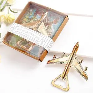 Airplane Bottle Opener in Gift Box, Gift for Pilot or Veteran, Party Favor | Travel-Themed Bar Accessory for Pilots, Flight Attendants and Aviation Fans, Birthdays and Retirement Gift, Wedding Favor Airplane Bottle Opener in Gift Box, Gift for Pilot or Veteran, Party Favor | Travel-Themed Bar Accessory for Pilots, Flight Attendants and Aviation Fans, Birthdays and Retirement Gift, Wedding Favor