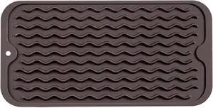 MicoYang Silicone Dish Drying Mat for Multiple Usage,Easy clean,Eco-friendly,Heat-resistant Silicone Mat for Kitchen Counter or Sink,Refrigerator or Drawer Liner Coffee S 12 inches x 6 inches MicoYang Silicone Dish Drying Mat for Multiple Usage,Easy clean,Eco-friendly,Heat-resistant Silicone Mat for Kitchen Counter or Sink,Refrigerator or Drawer Liner Coffee S 12 inches x 6 inches