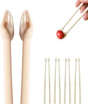 4 Pairs Unique Hand Chopsticks Funny Cute Chopsticks with Hands at the End, Non-Slip Grip, Reusable, Excellent Gift for Women, Kids, and Adults,Kitchen Accessory 4 Pairs Unique Hand Chopsticks Funny Cute Chopsticks with Hands at the End, Non-Slip Grip, Reusable, Excellent Gift for Women, Kids, and Adults,Kitchen Accessory
