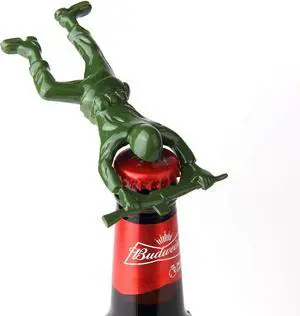 Creative 3D Army Man Bottle Opener,Unique Easy Opening Bottle Opener for Beer and beverage Green Creative 3D Army Man Bottle Opener,Unique Easy Opening Bottle Opener for Beer and beverage Green