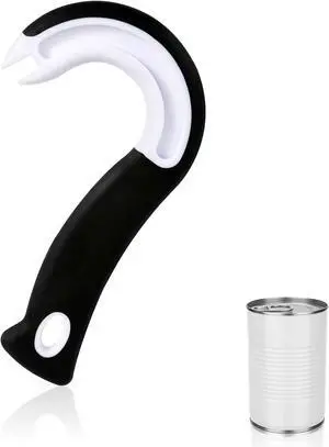 Easy Open Ring Pull Can Opener, J Hook Can Opener | Pull Tab No-Slip Rubber Grip Jars Can Lid Lifter Manual Ring Top Soda Tin Bottle Opener Tool for Seniors, Children, Weak Hand Easy Open Ring Pull Can Opener, J Hook Can Opener | Pull Tab No-Slip Rubber Grip Jars Can Lid Lifter Manual Ring Top Soda Tin Bottle Opener Tool for Seniors, Children, Weak Hand