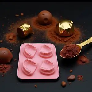 4 Hole Denture Teeth Shaped Ice Cube Mold Silicone Ice Tray DIY Ice Cream Funny Gag Gift For Dentist Seniors Ice Tray Molds 4 Hole Denture Teeth Shaped Ice Cube Mold Silicone Ice Tray DIY Ice Cream Funny Gag Gift For Dentist Seniors Ice Tray Molds