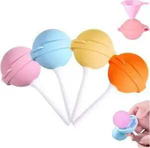 4Pcs Silicone Lollipop Popsicle Molds,Lollipop Ice Cream Mold,DIY Popsicle Maker,Reusable Homemade Popsicle Molds 4Pcs Silicone Lollipop Popsicle Molds,Lollipop Ice Cream Mold,DIY Popsicle Maker,Reusable Homemade Popsicle Molds