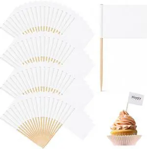 100 PCS Blank Toothpick Flags, Cheese Markers Blank Cupcake Topper Sticks Food Signs for Party Buffet Cheese Labels White Decorative Toothpicks for Appetizers Sandwiches Food Fruit Party Decoration 100 PCS Blank Toothpick Flags, Cheese Markers Blank Cupcake Topper Sticks Food Signs for Party Buffet Cheese Labels White Decorative Toothpicks for Appetizers Sandwiches Food Fruit Party Decoration
