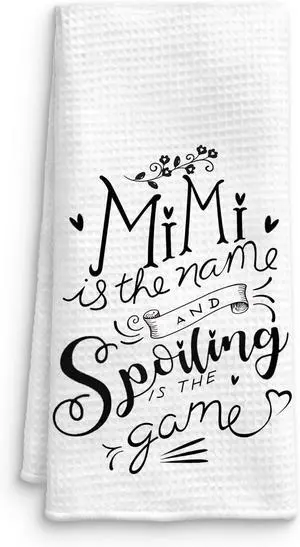 Mimi Gifts Kitchen Towels, Mimi Gifts for Grandma Dish Towels, Gifts for Mimi Grandma Hand Towels for Bathroom, Mimi Gifts from Grandkids, 16x24 Inches Mimi Gifts Kitchen Towels, Mimi Gifts for Grandma Dish Towels, Gifts for Mimi Grandma Hand Towels for Bathroom, Mimi Gifts from Grandkids, 16x24 Inches