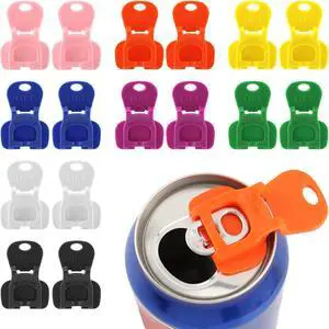 16pcs Easy Tab Opener & Drink Protector Soda Can Opener Tool | Complete Cover Easy Tab Openers Drink Can Protector Cap for Soda Coke Beer 16pcs Easy Tab Opener & Drink Protector Soda Can Opener Tool | Complete Cover Easy Tab Openers Drink Can Protector Cap for Soda Coke Beer