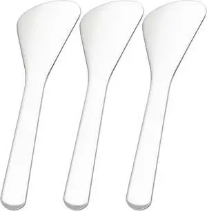 Pndeyo 3pcs Mini Stainless Steel Makeup Spatula, D Style, Silver | Reusable, 3.17×0.98in, Cosmetic Cream Spatulas Spoon, Skincare Scoop, for Mixing and Sampling Face Eye Cream Pndeyo 3pcs Mini Stainless Steel Makeup Spatula, D Style, Silver | Reusable, 3.17×0.98in, Cosmetic Cream Spatulas Spoon, Skincare Scoop, for Mixing and Sampling Face Eye Cream