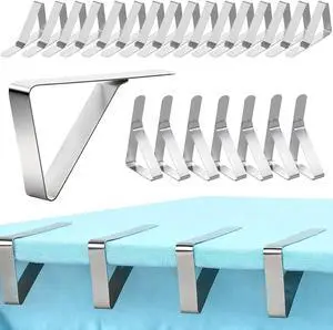 Metal Tablecloth Clips 24 PCS Table Cloth Holder Clips Picnic Table Clip Metal Tablecloth Clips 24 PCS Table Cloth Holder Clips Picnic Table Clip