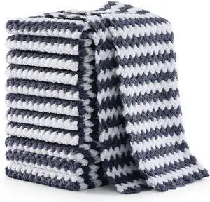 Homaxy 12 Pack Coral Velvet Dish Cloths, 7 x 9 inches, Dark Grey | Ultra Soft and Absorbent Dish Towels, Reusable Fast Drying Microfiber Cleaning Cloth, No-lint Homaxy 12 Pack Coral Velvet Dish Cloths, 7 x 9 inches, Dark Grey | Ultra Soft and Absorbent Dish Towels, Reusable Fast Drying Microfiber Cleaning Cloth, No-lint