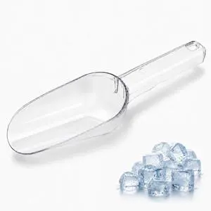 Ice Scoop for Freezer, M-12 oz Clear Plastic Ice Cube Scooper for Buckets | Food-Grade PC, Ergonomic Wavy Handle, Dishwasher Safe; for Ice Makers, Fridges, Home Bars, Coffee Beans, Candy and Pet Food Ice Scoop for Freezer, M-12 oz Clear Plastic Ice Cube Scooper for Buckets | Food-Grade PC, Ergonomic Wavy Handle, Dishwasher Safe; for Ice Makers, Fridges, Home Bars, Coffee Beans, Candy and Pet Food