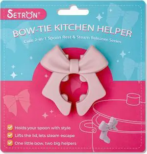 Bow Spoon Holder Cute Spoon Rest for Stove Top, Steam Releaser & Lid Lifter Heat Resistant Silicone Cooking Gadget, Cute Kitchen Accessories, Gift for Home Cooks Bow Spoon Holder Cute Spoon Rest for Stove Top, Steam Releaser & Lid Lifter Heat Resistant Silicone Cooking Gadget, Cute Kitchen Accessories, Gift for Home Cooks