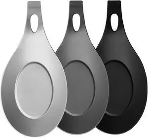 3 PCS Spoon Rest for Stove Top, Heat Resistant Flexible Silicone Kitchen Utensil Rest Ladle Spoon Holder for Stove Top for Cooking Spatula, Ladle, Brush(Black, Dark Grey, Light Grey) 3 PCS Spoon Rest for Stove Top, Heat Resistant Flexible Silicone Kitchen Utensil Rest Ladle Spoon Holder for Stove Top for Cooking Spatula, Ladle, Brush(Black, Dark Grey, Light Grey)