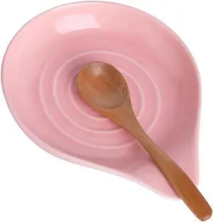 Large Ceramic Spoon Rest 6.2 x 5.2 Inch Heat-Resistant Nonstick Spoon Holder for Stove Top, Glossy Finish, Dishwasher Safe, Stable & Heavy Duty for Cooking Utensils(Pink 1pc) Large Ceramic Spoon Rest 6.2 x 5.2 Inch Heat-Resistant Nonstick Spoon Holder for Stove Top, Glossy Finish, Dishwasher Safe, Stable & Heavy Duty for Cooking Utensils(Pink 1pc)