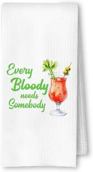 Funny Bloody Mary Cocktail Kitchen Towels, Gifts for Cocktail Lovers Dish Tea Bar Towels for Kitchen Bar Cart Decor, Bartender Gifts Decorative Hand Towels, 16x24 Inches Funny Bloody Mary Cocktail Kitchen Towels, Gifts for Cocktail Lovers Dish Tea Bar Towels for Kitchen Bar Cart Decor, Bartender Gifts Decorative Hand Towels, 16x24 Inches