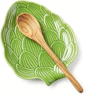 Leaf Ceramic Spoon Rest for Stove Top and Kitchen Counter | Keeps Counters Clean Green Kitchen Decor Botanical Leaf Design Kitchen Decor Gift Leaf Ceramic Spoon Rest for Stove Top and Kitchen Counter | Keeps Counters Clean Green Kitchen Decor Botanical Leaf Design Kitchen Decor Gift