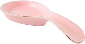 Ceramic Spoon Rest for Stove Top, Pink Spoon Holder Utensil Rest, Cute spoon Rests for Coffee Bar Kitchen Decor Cooking Gift for Housewarming (Pink) Ceramic Spoon Rest for Stove Top, Pink Spoon Holder Utensil Rest, Cute spoon Rests for Coffee Bar Kitchen Decor Cooking Gift for Housewarming (Pink)