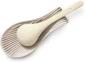 Stove Top Spoon Rest - Heat Resistant & Non-Slip Silicone Holder for Kitchen Counter, Large Cooking Utensil Rest(Khaki) Stove Top Spoon Rest - Heat Resistant & Non-Slip Silicone Holder for Kitchen Counter, Large Cooking Utensil Rest(Khaki)
