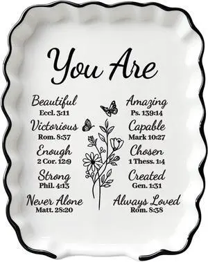 Inspirational Christian Religious Gifts for Women Mom Wife, Spoon Rest | Ceramic Spoon Rest for Stove Top, Spoon Holder for Kitchen Counter Cooking Utensil Rest, Bible Verse Farmhouse Kitchen Decor Inspirational Christian Religious Gifts for Women Mom Wife, Spoon Rest | Ceramic Spoon Rest for Stove Top, Spoon Holder for Kitchen Counter Cooking Utensil Rest, Bible Verse Farmhouse Kitchen Decor