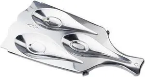 Stainless Spoon Rest, Sturdy Stainless Steel Spoon Rests for Kitchen | Heavy Duty Rustproof Stainless Steel Utensil Holder Spoon Rack, Durable Kitchen Countertop Cooking Accessory Stainless Spoon Rest, Sturdy Stainless Steel Spoon Rests for Kitchen | Heavy Duty Rustproof Stainless Steel Utensil Holder Spoon Rack, Durable Kitchen Countertop Cooking Accessory