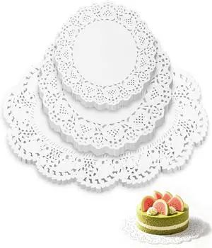 150 PCS Paper Doilies,Assorted Sizes White Lace Paper Doilies,Placemats for Party Table Cakes Desserts Crafts. 150 PCS Paper Doilies,Assorted Sizes White Lace Paper Doilies,Placemats for Party Table Cakes Desserts Crafts.
