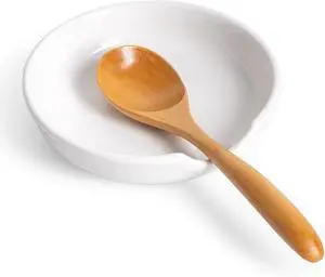 Spoon Rests for Stove Top, Ceramic Spoon Holder for Kitchen Counter, Heat-Resistant Cooking Utensil Rest, Coffee Spoon Holder, Spoon Rest for Ladles Spatula (1, White) Spoon Rests for Stove Top, Ceramic Spoon Holder for Kitchen Counter, Heat-Resistant Cooking Utensil Rest, Coffee Spoon Holder, Spoon Rest for Ladles Spatula (1, White)