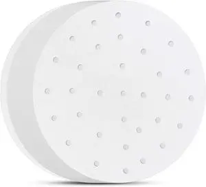 BYKITCHEN 10 Inch Bamboo Steamer Liners for Dumpling, Air Fryer Paper Liner | 200PCS Pre-Cut Nonstick Steamer Liners for Bamboo,Steaming Basket, Perforated Air Fryer Parchment Paper Rounds BYKITCHEN 10 Inch Bamboo Steamer Liners for Dumpling, Air Fryer Paper Liner | 200PCS Pre-Cut Nonstick Steamer Liners for Bamboo,Steaming Basket, Perforated Air Fryer Parchment Paper Rounds
