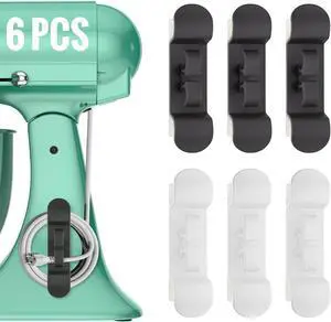 Daisyhome 6PCS Cord Organizer for Appliances, Upgraded Appliance Cord Wrap | Cord Holder Stick on Pressure Cooker, Coffee Maker, Air Fryer and Blender Daisyhome 6PCS Cord Organizer for Appliances, Upgraded Appliance Cord Wrap | Cord Holder Stick on Pressure Cooker, Coffee Maker, Air Fryer and Blender