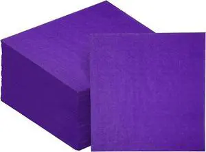 Purple Cocktail Napkins 5 * 5inch Disposable Beverage Napkin Paper for Cocktail, Wedding, Dinner, Birthday Party Dessert Wine Paper Napkins 120 Count Purple Cocktail Napkins 5 * 5inch Disposable Beverage Napkin Paper for Cocktail, Wedding, Dinner, Birthday Party Dessert Wine Paper Napkins 120 Count