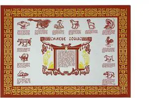 Chinese Zodiac Paper Placemats (50) Chinese Zodiac Paper Placemats (50)
