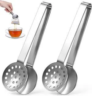 2 Pack Tea Bag Squeezer, Tea Accessories for Tea-Lovers, Stainless Steel, Durable Strainer Gripper, Ergonomic Dispenser Accessories 2 Pack Tea Bag Squeezer, Tea Accessories for Tea-Lovers, Stainless Steel, Durable Strainer Gripper, Ergonomic Dispenser Accessories