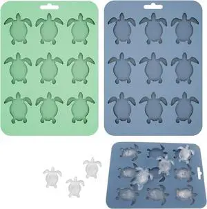 2Sets Turtle Ice Molds Silicone Ice Cube Tray for Fun and Decorative Sea Animal, for Cocktails, Whiskey, Cool Drinks, Tea, Coffee, and Parties 2Sets Turtle Ice Molds Silicone Ice Cube Tray for Fun and Decorative Sea Animal, for Cocktails, Whiskey, Cool Drinks, Tea, Coffee, and Parties