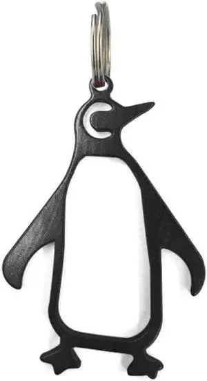 SWATOM Penguin Bottle Opener Keychain Beer Openers Tool Key Chain Ring Accessories SWATOM Penguin Bottle Opener Keychain Beer Openers Tool Key Chain Ring Accessories