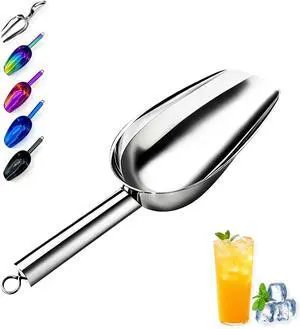 Metal Ice ScoopKitchen Ice Scooper for Ice Maker,Stainless Steel Small Ice Scooper for FreezerKitchen Gadgets Cookie Flour Pet Dog Food Scoop (Silver, 3 OZ) Metal Ice ScoopKitchen Ice Scooper for Ice Maker,Stainless Steel Small Ice Scooper for FreezerKitchen Gadgets Cookie Flour Pet Dog Food Scoop (Silver, 3 OZ)