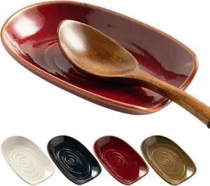Ceramic Spoon Rest for Stove Top, Spoon Holder for Kitchen Counter | Works as a coffee spoon rest and utensil rest for ladles, spatulas and stirrers, fitting daily use and housewarming gifts. Ceramic Spoon Rest for Stove Top, Spoon Holder for Kitchen Counter | Works as a coffee spoon rest and utensil rest for ladles, spatulas and stirrers, fitting daily use and housewarming gifts.