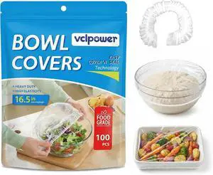 VCLPOWER (Package may vary)100 Pcs Reusable Sourdough Bowl Covers/Disposable Shower Caps,Bread Proofing Covers Fits 5"11" Bowls&Plates, Up to 30+Uses,Thickened Waterproof Hair Caps Fit for Short Hair VCLPOWER (Package may vary)100 Pcs Reusable Sourdough Bowl Covers/Disposable Shower Caps,Bread Proofing Covers Fits 5"11" Bowls&Plates, Up to 30+Uses,Thickened Waterproof Hair Caps Fit for Short Hair