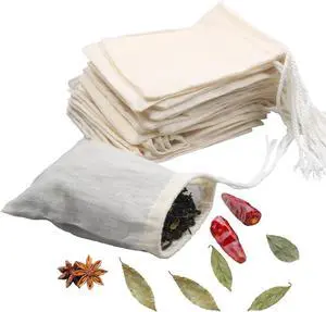 10Pcs Reusable Tea Filter Bag, Soup, Bone Broth Brew, Spice, Muslin Strainer, Natural Unbleached Cotton Cheesecloth Bags for Cold Brew Coffee (6x8inch) 10Pcs Reusable Tea Filter Bag, Soup, Bone Broth Brew, Spice, Muslin Strainer, Natural Unbleached Cotton Cheesecloth Bags for Cold Brew Coffee (6x8inch)