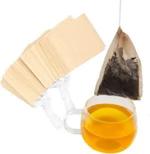 Tea Filter bags, safe and natural material, disposable tea infuser, empty tea bag with drawstring for loose leaf tea, set of 1003.15 x 3.94 inch (Initial) Tea Filter bags, safe and natural material, disposable tea infuser, empty tea bag with drawstring for loose leaf tea, set of 1003.15 x 3.94 inch (Initial)