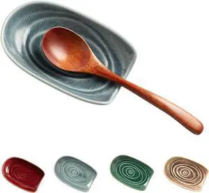 Ceramic Spoon Rest, Utensil Rest for Stove, Counter & Coffee Bar | Compact shape fits beside burners or prep areas, holding spoons, ladles, tongs, and stirrers without crowding your space Ceramic Spoon Rest, Utensil Rest for Stove, Counter & Coffee Bar | Compact shape fits beside burners or prep areas, holding spoons, ladles, tongs, and stirrers without crowding your space