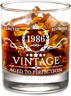 AOZITA 40th Birthday Gifts for Men - 40th Birthday Decorations for Men, Party Supplies - 40th Anniversary Ideas for Him, Dad, Husband, Friends - 11oz Whiskey Glass AOZITA 40th Birthday Gifts for Men - 40th Birthday Decorations for Men, Party Supplies - 40th Anniversary Ideas for Him, Dad, Husband, Friends - 11oz Whiskey Glass
