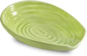 Spoon Rest for Stove Top, Hasense Spoon Holder for counter protection, Ceramic Utensil Rest for Ladle, Spatula, Tongs, Coffee Bar Accessories, Green Spoon Rest for Stove Top, Hasense Spoon Holder for counter protection, Ceramic Utensil Rest for Ladle, Spatula, Tongs, Coffee Bar Accessories, Green