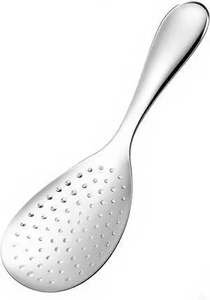 304 Stainless Steel Rice Paddle Spoon Spatula, 8-inch Long Non Stick Mirror Finish Stand-Up Design for Rice Mashed Potato Salads, Apply for Kitchen Home Restaurant Serving 304 Stainless Steel Rice Paddle Spoon Spatula, 8-inch Long Non Stick Mirror Finish Stand-Up Design for Rice Mashed Potato Salads, Apply for Kitchen Home Restaurant Serving