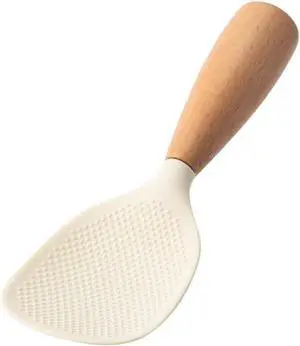 1Pc Standing Silicone Rice Spoon Paddle, Rice and Potato Servers,Household Rice Shovel Heat Resistant Anti-scalding Rice Scooper, Serving SpoonsWhite 1Pc Standing Silicone Rice Spoon Paddle, Rice and Potato Servers,Household Rice Shovel Heat Resistant Anti-scalding Rice Scooper, Serving SpoonsWhite