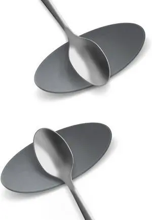 Carrotez 2 PCs Small Silicone Coffee Spoon Rest 3.74"L x 1.6"W - Deep Grey | Spoon Holder Flexible almond-Shaped for Next to Coffee Maker, Kitchen Utensil Rest Carrotez 2 PCs Small Silicone Coffee Spoon Rest 3.74"L x 1.6"W - Deep Grey | Spoon Holder Flexible almond-Shaped for Next to Coffee Maker, Kitchen Utensil Rest